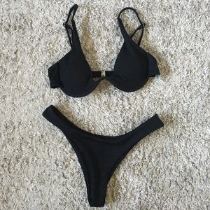 Black Zaful bathing suit